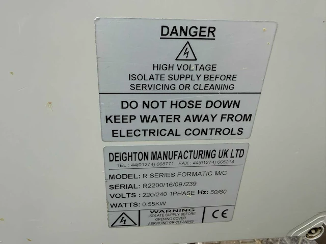 Formatic deighton - hamburgermachine r2200 - vleesvormpers - afbeelding 7 van  7