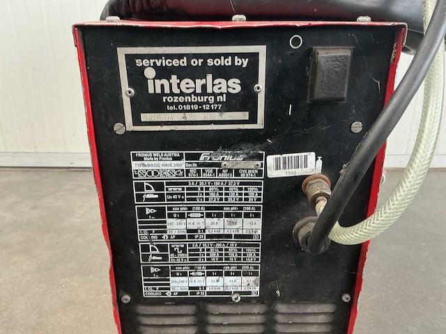 Fornius magic wace 2000 lasapparaat - afbeelding 6 van  7