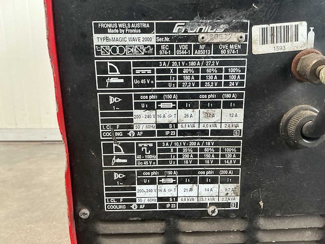 Fornius magic wace 2000 lasapparaat - afbeelding 7 van  7