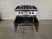 Fornuis - electrolux - 4-pits - gas - afbeelding 3 van  4