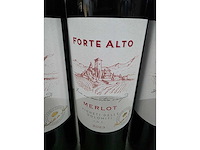 Forte alto merlot 2023 rode wijn fles (14x) - afbeelding 3 van  4
