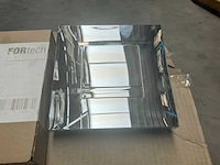 Fortech glans chroom urinoir drukplaat (20x) - afbeelding 2 van  2