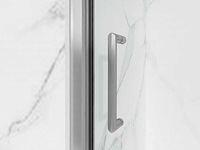 Fortifura galeria douchedeur 100x200 profiel veiligheidsglas anti kalk chroom - afbeelding 3 van  5