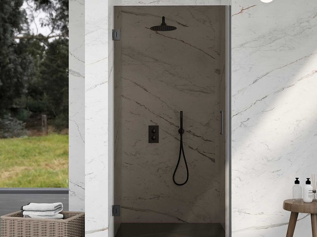 Fortifura galeria douchedeur rookglas 100x200cm antikalk veiligheidsglas - afbeelding 1 van  2