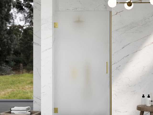 Fortifura galeria douchedeur satin glas easy clean 90x200cm - afbeelding 1 van  3