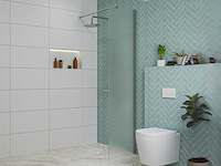 Fortifura galeria douchewand mat glas 50x200 easy clean - afbeelding 1 van  3