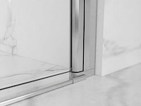 Fortifura galeria draaideur 90x200cm easy clean antikalk chroom sw1122485 - afbeelding 4 van  5