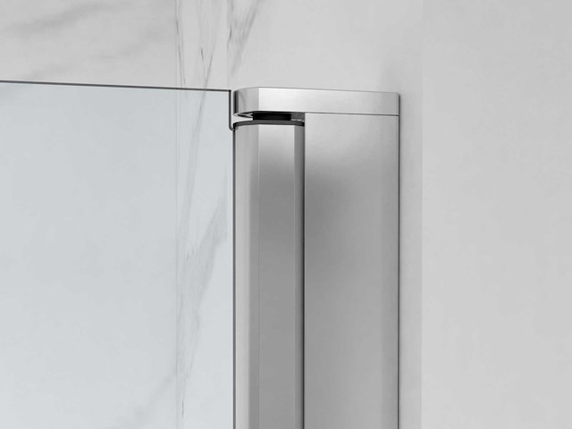 Fortifura galeria draaideur 90x200cm easy clean antikalk chroom sw1122485 - afbeelding 4 van  5