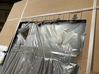 Fortifura galeria inloopdouche rookglas glasplaat 90x200cm easy clean - afbeelding 2 van  2