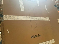 Fortifura galeria inloopdouche rookglas glasplaat easyclean 60x200cm - afbeelding 3 van  3