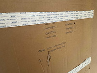 Fortifura galeria inloopdouche rookglas glasplaat easyclean 60x200cm - afbeelding 2 van  3