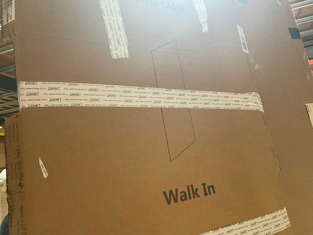 Fortifura galeria inloopdouche rookglas glasplaat easyclean 60x200cm - afbeelding 3 van  3