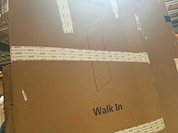Fortifura galeria inloopdouche rookglas glasplaat easyclean 60x200cm - afbeelding 3 van  3