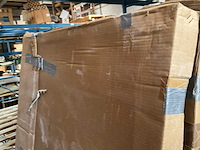 Fortifura galeria sw1122488 douchedeur 90x200 geborsteld messing pvd easyclean antikalk - afbeelding 3 van  3