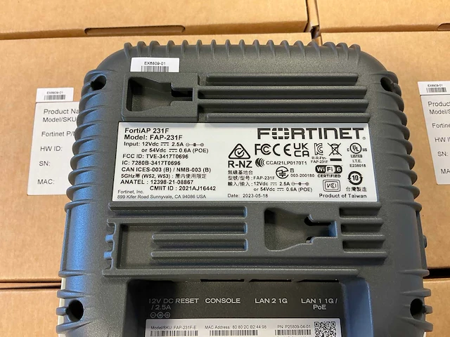 Fortinet - fortiap 231f - accesspoint (6x) - afbeelding 4 van  4