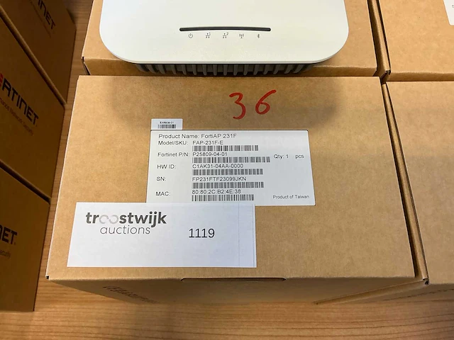 Fortinet - fortiap 231f - accesspoint (6x) - afbeelding 2 van  6