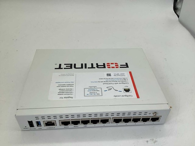 Fortinet fortigate 60e firewall - afbeelding 4 van  5