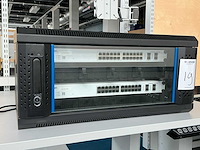 Fortinet fortiswitch 124f-poe 24-poorts gigabit switch (2x) - afbeelding 4 van  6