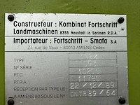 Fortschritt - 1989 - e 524 - veldhakselaar - afbeelding 6 van  15