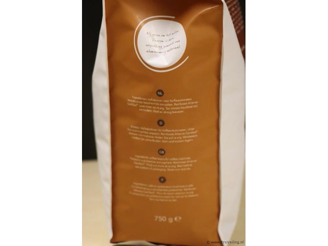 Fortune pallisa bonenkoffie - 7 stuks á 750gr - afbeelding 2 van  3