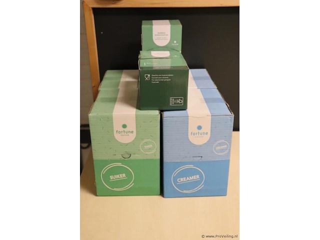 Fortune suikerstaafjes, creamer & roerstaafjes - afbeelding 1 van  5