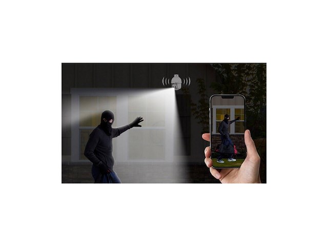 Foscam sd8ep beveiligingscamera 4k/8mp spotlights ip66 pan/tilt wit - afbeelding 2 van  2