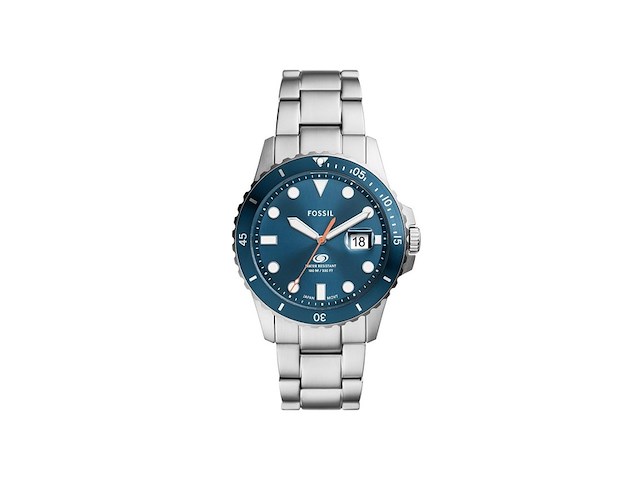 Fossil blue fs6050 horloge staal zilverkleurig 42 mm - afbeelding 1 van  3