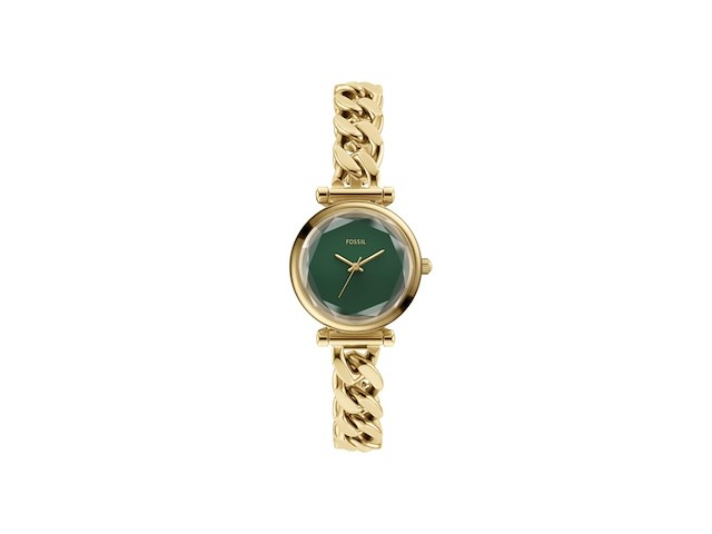 Fossil carlie dames horloge 28 mm goudkleurig - afbeelding 1 van  4