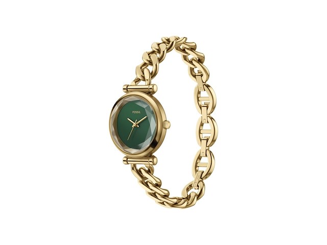 Fossil carlie dames horloge 28 mm goudkleurig - afbeelding 2 van  4