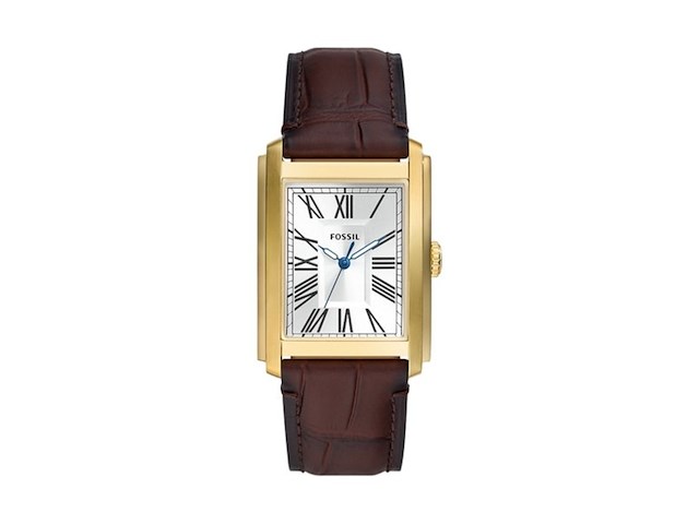 Fossil carraway fs6011 horloge 30mm bruin - afbeelding 1 van  2