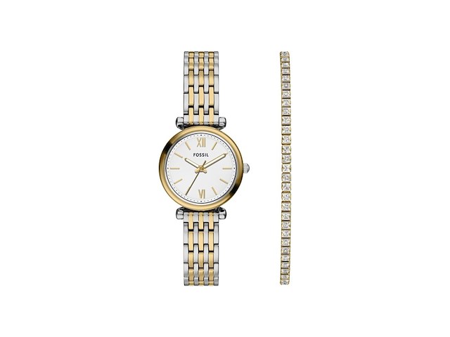 Fossil dames horloge geschenkset 28 mm multi - afbeelding 1 van  4