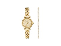 Fossil dames horloge geschenkset goudkleurig - afbeelding 1 van  4