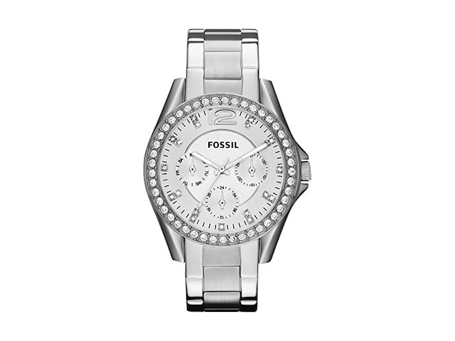 Fossil es3202 horloge zilverkleurig - afbeelding 1 van  2