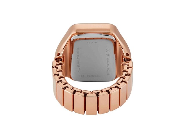 Fossil es5345 vrouwen horloge roskleurig - afbeelding 2 van  4