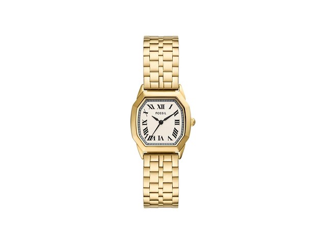 Fossil es5361 harlow dames horloge goudkleurig - afbeelding 1 van  4