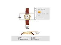 Fossil es5364 dames horloge 27 goudkleurig - afbeelding 3 van  3