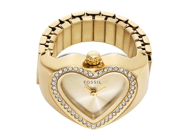 Fossil es5407 dames horloge 18mm goudkleurig - afbeelding 1 van  2