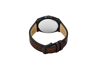 Fossil everett fs6108 horloge leer bruin 44 mm - afbeelding 3 van  4