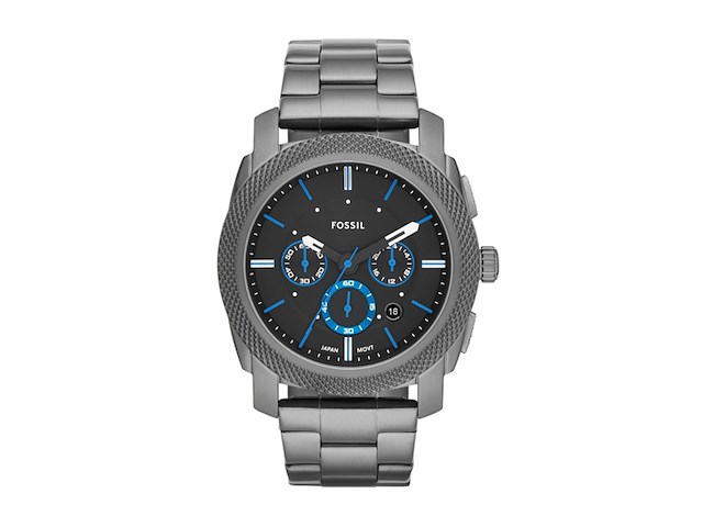 Fossil fs4931 horloge staal grijs 45 mm - afbeelding 1 van  3