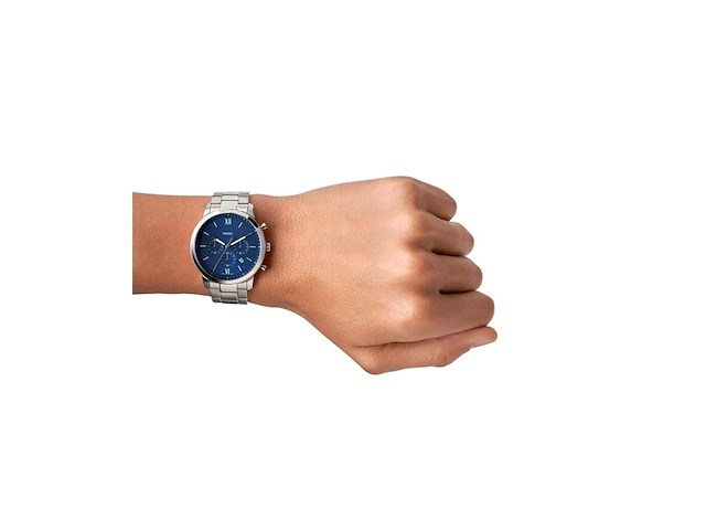 Fossil fs5792 heren horloge 44 mm zilverkleurig - afbeelding 2 van  4