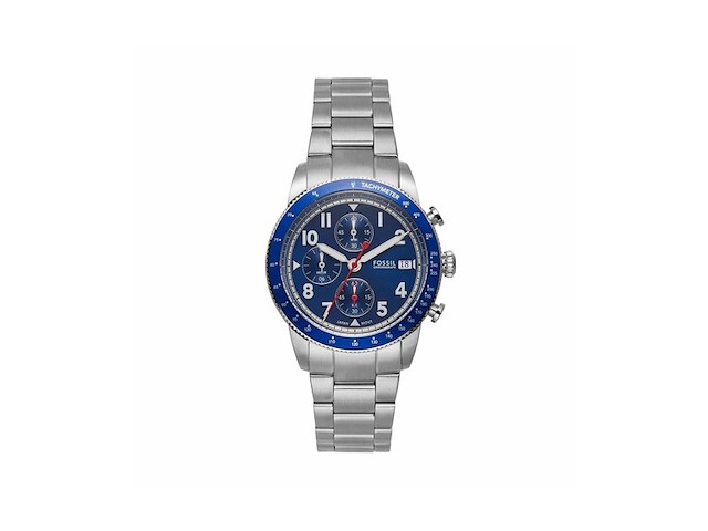 Fossil fs6047 mannen horloge zilverkleurig - afbeelding 1 van  3