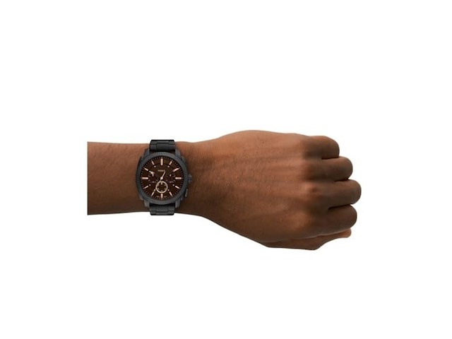 Fossil fs6097 heren horloge 44mm zwart - afbeelding 3 van  3