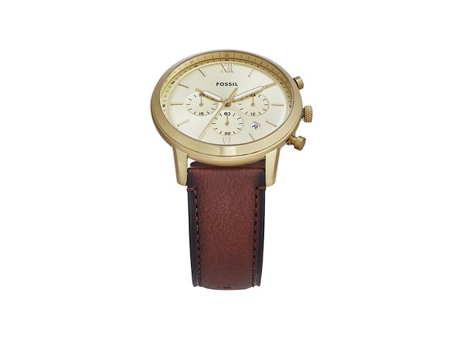 Fossil fs6113 heren horloge 44mm bruin - afbeelding 1 van  4