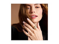 Fossil horloge ring dames goudkleurig - afbeelding 2 van  2