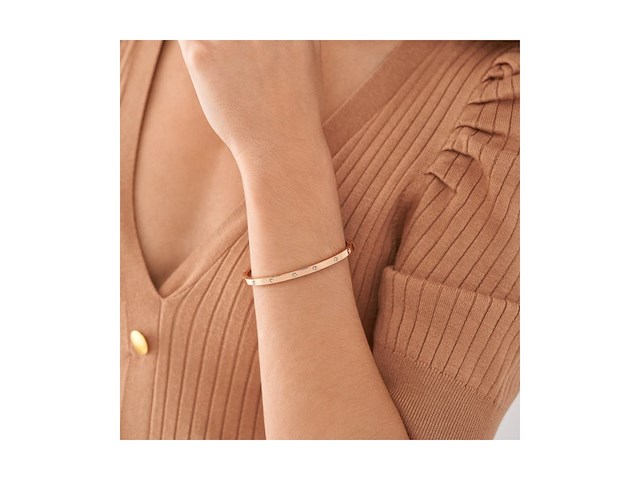 Fossil jf04394791 damesarmband 175 cm roségoud - afbeelding 4 van  6