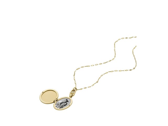 Fossil jf04426710 damesketting staal - afbeelding 2 van  2