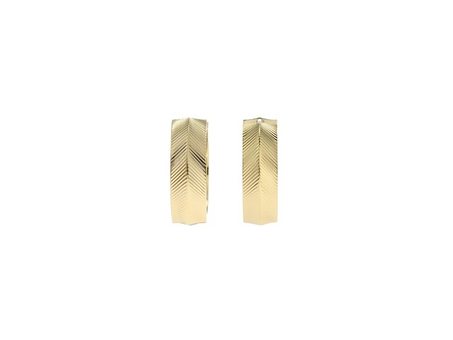 Fossil jf04537710 dames oorringen goudkleurig - afbeelding 2 van  4