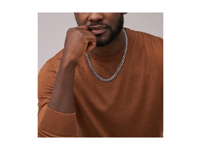 Fossil jf04614040 heren ketting zilverkleurig - afbeelding 4 van  4