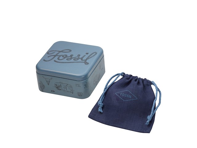 Fossil jf04702040 heren armband bruin - afbeelding 4 van  4