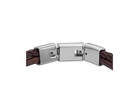 Fossil jf04702040 heren armband bruin - afbeelding 3 van  4